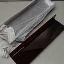 upsimples Acrylic Shelves for Wall Decor, 15" Display Shelf Perfume Organizer for Bathroom, Bedroom, Living Room, Floating Bookshelves for Kids, Black, 4 Pack