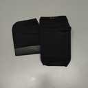 RBX Men Ribbed Brand Logo Foot Sleeves, Black L / XL