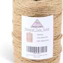 Natural Jute Twine Rope (1.5mm/2mm/3mm/6mm) Durable String for Handmde Crafts,Gardening Applications,Home Gardening,Cat Scratching Post,Gift Packaging... (3mm*328ft)