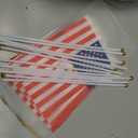 mflagperft USA Flags on Stick 12 Pack, Small Handheld American Flag | 5.5x8.2 in,Weather Resistant Polyester,Table Decor,School Projects,Teachers,Event Attendees,Soccer Games,Parades,Celebrations