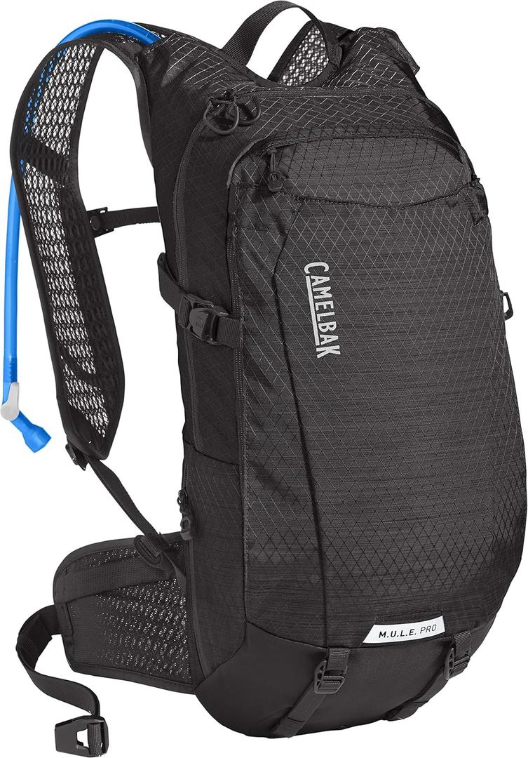 CamelBak M.U.L.E. Pro 14 Bike Hydration Backpack 100oz - Body Mapping Technology, Black