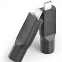 2 PCS Starlink Mini Cable Adapter DC to USB Type C Converter for Starlink Mini Accessories Input 20V Type C Male to DC 5.5 x 2.1mm Female Power Adapter Work with 100W PD Source Black