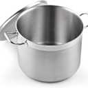 Cooks Standard Stockpots Stainless Steel, 8 Quart Professional Grade Stock Pot with Lid, Silver