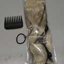 REECHO Hair Extensions, 4PCS Clip in Hair Extensions HE001 Natural Soft Synthetic Hairpieces for Women, Platium Blonde
