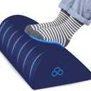 Foot Rest Ergonomic Pillow for Under Desk at Work, Anti-Fatigue Footrest Support Pillow for Fatigue & Pain Relief, Comfortable for Office Chair, Car Seat & Gaming Chair - Blue (Standard-17 Inch)