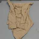 SUUKSESS Women Off the Shoulder Long Sleeve Bodysuit Double Lined Thong Bodysuit (Medium, Nude)