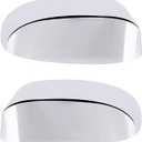 Chrome Side View Mirror Covers Caps Top Half Compatible with Chevrolet Silverado Tahoe Suburban Avalanche, GMC Sierra Yukon Cadillac Escalade 2007 2008 2009 2010 2011 2012 2013 2014