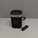 Small Portable Space Heater for Indoor Use - VOCRS 1500W PTC Electric Heater with Thermostat, Remote Control, 12H Timer, Eco and Fan Mode, Rapid and Safe Heating for Bedroom, Office