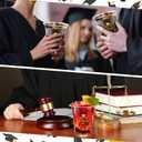 Qinyoung 100 Pcs 12 oz Law School Graduation Plastic Cups Bulk Meet You at The Bar Clear Disposable Cups Essential Supplies and Decorations for Law School Grad Festivities Graduation Party Favors, approximately 4.21 inches