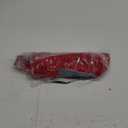 MakeMeChic Women's Plus Size Off Shoulder Mesh Corset Bustier Tops Ruched Tank Zipper Slim Fitted Sexy Crop Top (3X-Large Plus, Red)