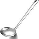 Berglander Stainless Steel Soup Ladle, 11.8" Durable Ladel Spoon for Serving or Cooking, Dishwasher Safe, Durable & Rust-Resistant Cooking Utensil