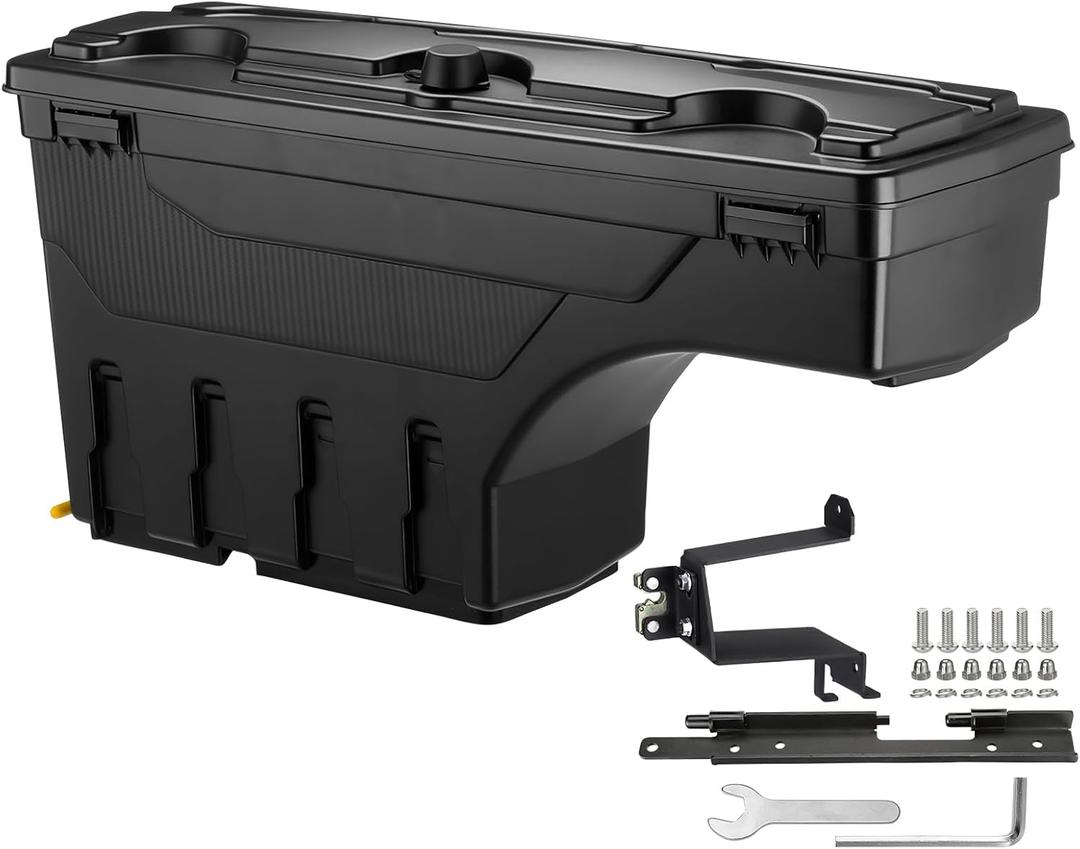 GEARLAST Truck Bed Storage Box Fit for Chevy/GMC Silverado/Sierra 2500/3500HD 2020-2025 Drive side