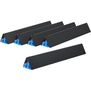 X Home 7636(15.3 Inch) Replacement Flavorizer Bar with Front-Mounted Control Panel, for Weber Spirit (3 Burners) E/S-310, E-320, E-330 (2013-2017), Pack of 5 Porcelain Steel Flavor Bars
