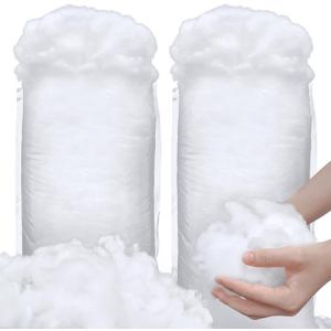 Fake Snow Decorations, 60 Sqft Fiber Soft Christmas Artificial Snow Cotton for Indoor Home Christmas Decor Village Tree Winter Mantle Displays Fake Snow for Winter Christmas Tree Holiday (20 Oz)