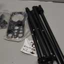 ZQIAN BEAUTY 50 Inch Metal Wig Stand, Adjustable Wig Head Stand, Mannequin Head Stand for Cosmetology Hairdressing, Wig Stand Tripod with Tool Tray (Black, Mannequin Head Not Included)