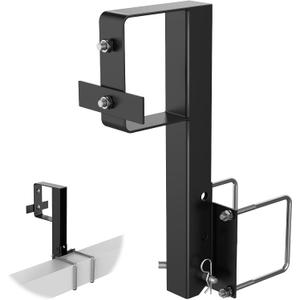 Heavy Duty Folding RV Spare Tire Carrier Mount, Folding Trailer Bracket Holder Fits 15" and 16" Wheels, Heavy Duty Spare Tire Carrier for 4" Square Bumpers, Holds Up to 150 Lbs