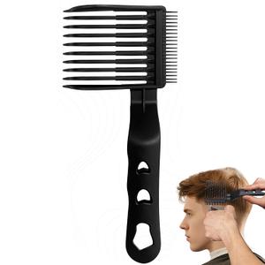 Blend Friend Fade Comb Set Black Professional Barber Combs for Men & Boys, Self Haircutting Tools for Fading & Blending, Salon or Home Use (Black 1PC)