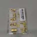 1/4 Inch OD Brass Compression Insert,Sleeve Ferrule,Nut 50PCS