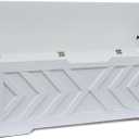 55.1” Storage Bench, Extra Large Entryway Bench with Storage,Storage Chest with 2 Safety Hinges,Blanket Storage,Shoe Storage Chest for Bedroom,Living Room,Easy Assembly. (White), 55.1" L × 15.7" W × 19.1" H