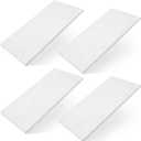Sasylvia 4 Pcs Fireplace Refractory Panels 18.5 x 9.5 x 0.5 Inches Baffle Board for Wood Stove 2300F Vermiculite Fiber Insulation Board Fireplace Replacement Parts for Hearth Forges Kilns