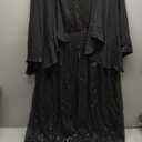 GRACE KARIN Women's Sequin Dress - Wedding Guest & Mother of The Bride Formal Dress - Two Piece Knee Length (XX-Large, Black)