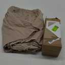 Biscaynebay Wrap Around Bed Skirts with Adjustable Belts for King & Cal King Beds 15" Drop, Sand Elastic Dust Ruffles Easy Fit Wrinkle Resistant Silky Fabric Machine Washable