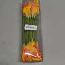10pcs Calla Lilies Artificial Flower,26'' Long Stem Artificial Calla Lily Flowers,Realistic Arum Lilies for Wedding Bridal Bouquet Home Decor Centerpiece,Orange