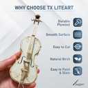 Baltic Birch Plywood - 1/8 Inch Thickness - 8" x 12" Wood Sheets for Laser Cutting, CNC Cutting and Crafts - Pack of 10, by TX liteart