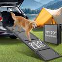 Dog Ramp for Car, 71" L × 20" W Foldable Pet Ramp for Truck