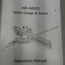 HONGDUI MG21 Precision Miter Gauge System, with 36inch Extended Fence & Micro Adjustable Flip Stop, Fit 3/8 x 3/4" T Slot for Table Saw Router Table