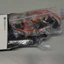 Dash Cam Acc Multi-Size Hardwire Kit with Voltage Indicator for Dash Camera 9.8Ft, Red: Acc Power, Yellow:Constant Power