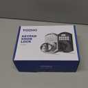 TEEHO TE003 Keyless Entry Keypad Door Lock with Handle, Electronic Digital Smart Deadbolt Locks with 2 Backup Keys, Door Knob with Code for Front Door Bedroom, Auto Lock, Easy to Install, Satin Nickel