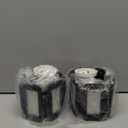 LED Garage Light - 160W 16000LM 6500K LED Garage Ceiling Lights, Screw in Shop Lighting 5+1 Deformable Panels for Attic, Basement, Workshop, E26/E27 (2)