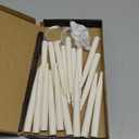 18Pcs Floating Candles with Magic Wand Remote, Battery Operated Flameless Taper Candles, Flickering Warm LED Light Window Candle for Halloween Decorations Christmas Wedding Party Decor