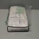 INOVADAY 100% Blackout Curtains for Bedroom, Black Out Curtains 96 Inch Long, Clip Rings Linen Blackout Drapes, Thermal Insulated Room Darkening for Living Room, 2 Panels - Beige,W50xL96