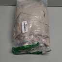 Outdoor Tablecloth with Umbrella Hole - Patio Table Cloth Zippered Round 60 Inch, Linen-Look Polyester Table Cover Water Resistant for Picnic Outside, Natural Color