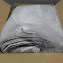 Area Rugs 5x7 for Living Room, Floral Washable Rugs for Dining Room, Bedroom, Vintage Non-Slip Gray Thin Area Rug(Grey, 5'x7')