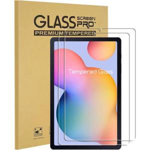 KEANBOLL 2-Pack Tempered Glass Screen Protector for Samsung Galaxy Tab S6 Lite 10.4 Inch, (2024-2022-2020), Ultra Clear & Scratch Resistant & 9H Hardness