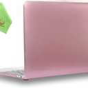 UESWILL Luxury Gold Metallic Coated Matte Hard Shell Case Cover Compatible with MacBook 12 inch with Retina Display (Model: A1534) + Microfibre Cleaning Cloth, Rose Gold