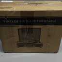 Vinyl Record Player 3-Speed Bluetooth Suitcase Portable Belt-Driven Record Player with Built-in Speakers RCA Line Out AUX in Headphone Jack Vintage Turntable (black)