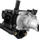Engine Coolant Thermostat Housing Assembly Fits for 2011-2016 Chevy Cruze 2012-2018 Chevy Sonic Trax 2013-2019 Chevy Trax 1.6L & 1.8L Replaces# 902-033 25199824 25192228 55564890 with Sensor Gasket