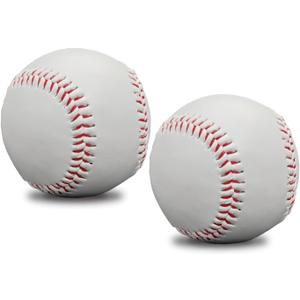 Blank Baseball Standard Official Size 9 inch Suitable for Youth League Practice Training Machine Pitching for Signature Adapt to Bat Play (2 Foam Baseball)