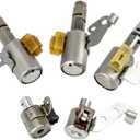 Transmission Shift Solenoid 35290-21010 Set(5PCS) Replacement for Lexus U240E Toyota Camry Corolla Estima Highlande U240E 35240-32010 Transmission Solenoid Kit