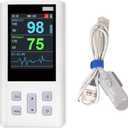 Caphstion Veterinary Blood Pressure Monitor SPO2 Handheld Pulse Rate Monitor with Large Animal Probe