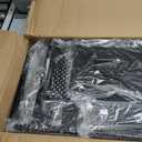 Lauren&Harold Golf Bag Organizer Garage Storage, Golf Storage Rack Stand Fits 2 Golf Bags, Golfs Clubs and Other Golfing Equipment Accessories, Golf Organizer for Garage, Club, Shed, Basement, Black