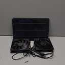 VINGVO Solar Fan, Solar Heater For Chicken Coop 20W Greenhouse Heater Solar Powered Solar Powered Exhaust Fan For Outside Chicken Coops, Greenhouses, Sheds