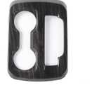 Linskip Gear Shift Panel Trim Compatible with 2014-2022 Chevy Colorado & GMC Canyon, Cup Holder Decor Cover for Chevrolet Colorado Interior Accessories(Dark Wood Grain)