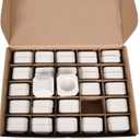 GasSaf Ceramic Briquettes Replacement for Lynx L27, L30, CS30 Gas Grill, Set of 50 PCS briquettes
