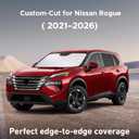 EcoNour Windshield Sunshade Compatible for Nissan Rogue 2021-2024 2025 2026, (Not for Rogue Sport) Sun Visor for Front Windshield & Window Sun Shade Cover, UV Heat Protector, Car Accessories