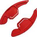 2 pcs Steering Wheel Paddle Shifter Aluminum-Alloy Shift Paddles Extension, for Audi for A3 A4 A5 S5 A7 B8 S4 S7 2011-2015 2016 2017